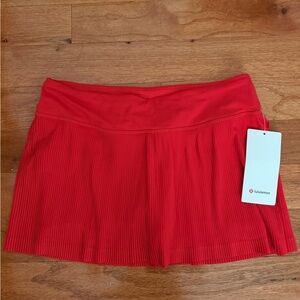 Lululemon Athletica Red Mini Skirt